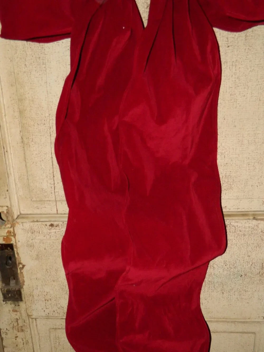 POTTERY BARN Oversized Bow Tree Topper-Red-OPEN BOX